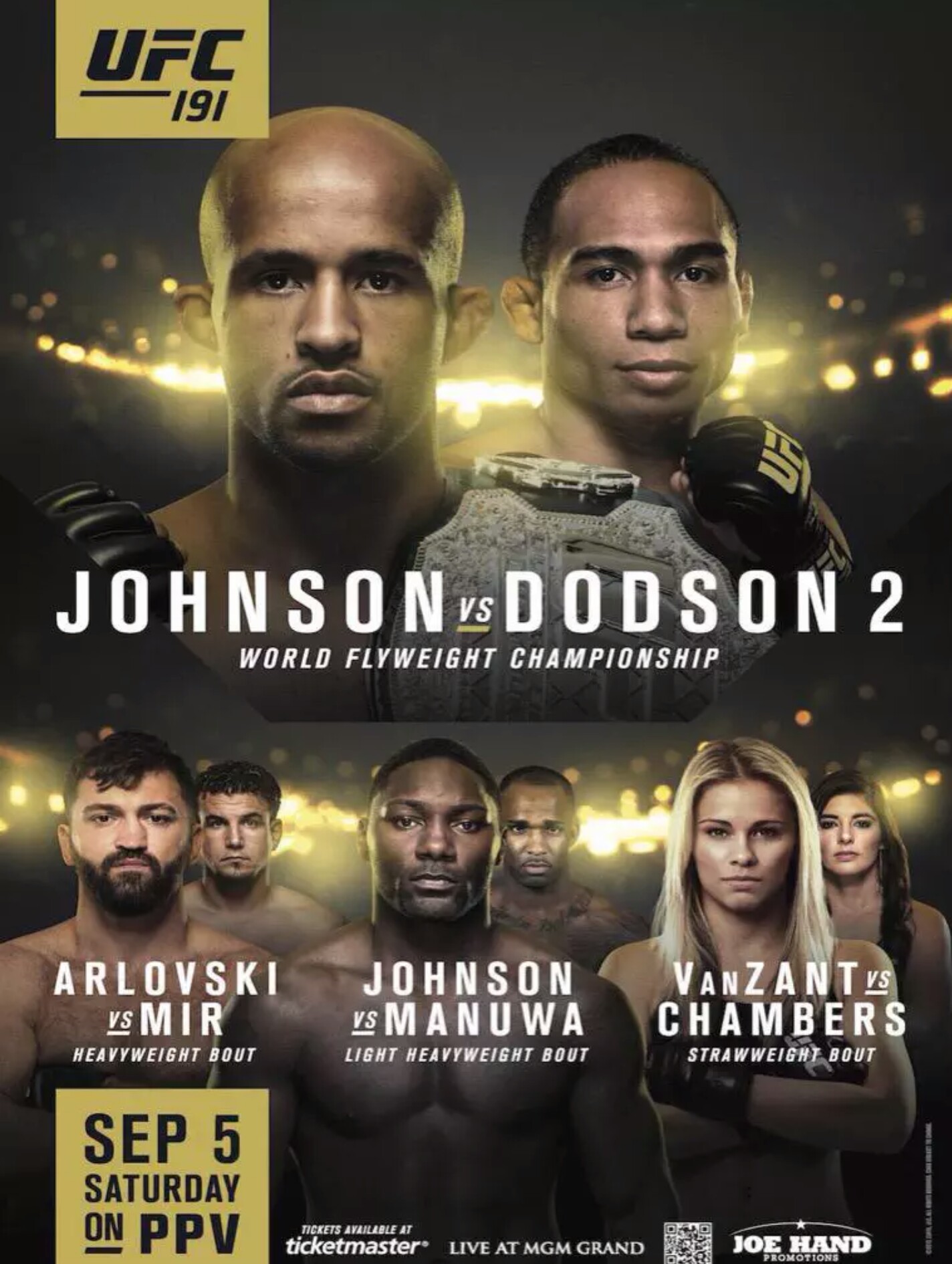 UFC 191: Johnson Vs Dodson 2