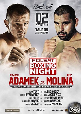 Gala Polsat Boxing Night 5 (Tomasz Adamek vs Eric Molina) (02.04.2016) cały film ekino